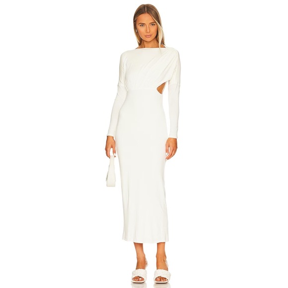 NWT The Line by K Pascal Dress in Vanilla - Picture 1 of 9